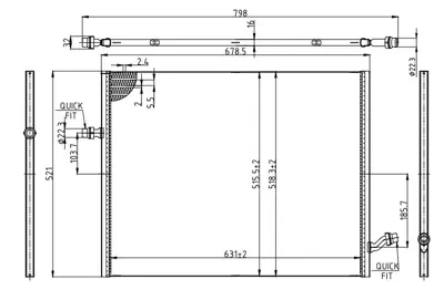 MGA 87151 Su Radyatoru Brazing Ilave Mercedes S-Serisi W222 V222 X222 S-Serisi Coupe 217 A0995003603 CIR36000P 8MK376909391 995003603 120123N DAM021TT 118224 CIR25000P 8MK376908111
