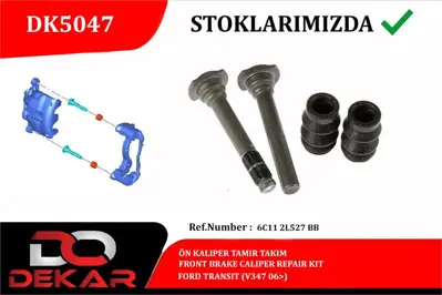 DEKAR 5047 Kaliper Tamir Takimi On Transit V347 06- 6C11 2L527 BB