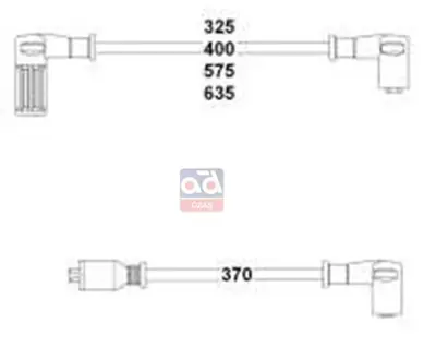 HELLUX HBX-3156 Bobin Kablosu Uno 70ie 58694 760519 4806160010 TAB086 4806160050 T458694 FSK7668 8798117SX 511074 8798115SX