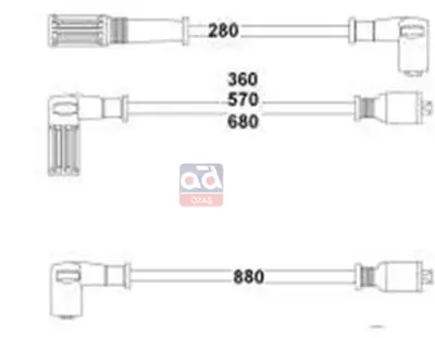 HELLUX HBX-3159 Bobin Kablosu Tipo 359354 73171 48354 7637165 6562 7598077 7282 73173 7297 6548