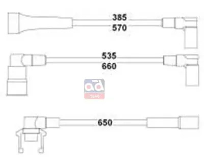 HELLUX HBX-3326 Buji-Bobin Kablosu R21 0134481  7702246134