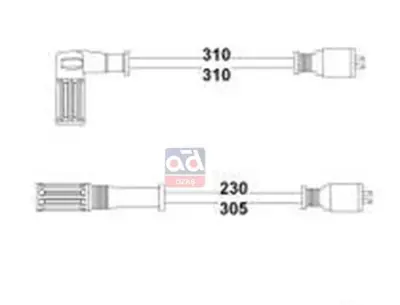 HELLUX HBX-3164 Buji Kablosu M131.Slx Enj. 1133  98802133