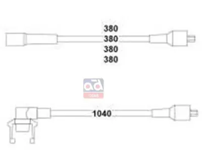 HELLUX HBX-3327 Buji-Bobin Kablosu R9-R11-R19 7702252160