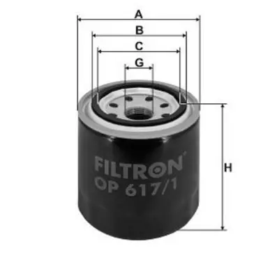 FILTRON OP2010 Yag Filtresi Eski Kod Filtron Op617-1 Accentgetzelantraceratorio Ceed Hyundai Kia Tum Benzinli Binekler 26300-35530