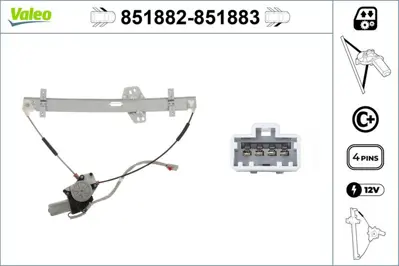 Valeo 851882 Cam Krikosu On Sol Cr-V Ii 2.0 / 2.2 01- 72250S9AA0