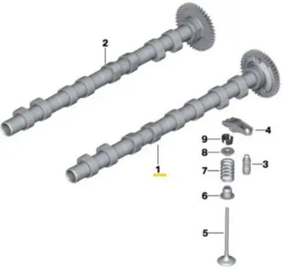 ESTAŞ EST04040 Eksantrik Mili Bmw N47 116d 320d F10 F20 E90 Emme Çelik 1131 8575 437