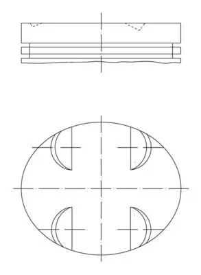 BEHR MAHLE 2018 Motor Piston-Segman (Std) Bmw M62 B 44 Lev (92.00) 11251704500 11251708901