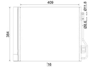 BEHR MAHLE 507190 Klima Radyatoru Smart Fortwo Coupe (451) 07> A4515000154