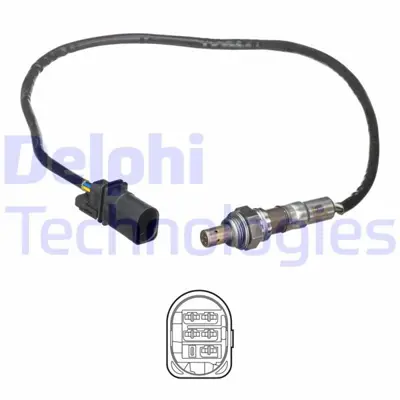 DELPHI  ES21145-12B1 Oksijen Sensörü Fiat Doblo 10> Linea 09> Fio... 51801278 518012780 55210949