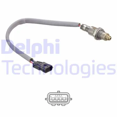 DELPHI  ES21169-12B1 Oksijen Sensörü Arka (Katalizör Çikiş) Clio Iv 12-Amp;... 226906393R 226901841R 226A41772R