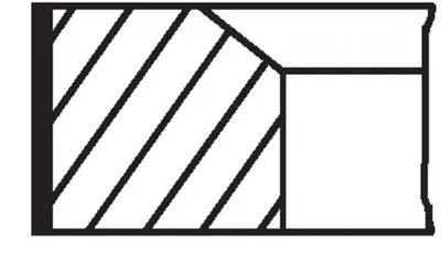 BEHR MAHLE  03459N2 Ringset (80.51)mm Audi 