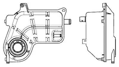 BEHR MAHLE 800607 Ausgleichsbehälter Audi A6 02-05 