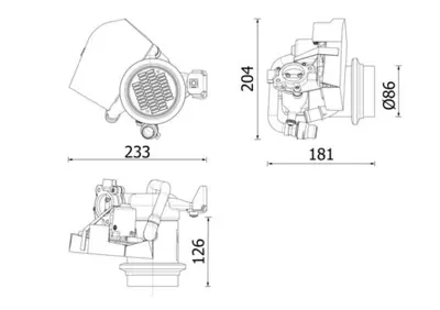 BEHR MAHLE  CE40000P Exhaust Gas Recirculation Cooler (Egr-Cooler Audi ... 