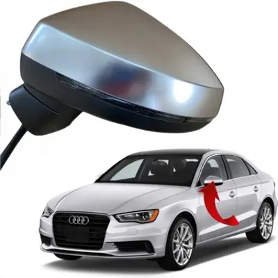 PRO-A 291457 Ayna Komple Sol Katlanir 10 Pin A3-Rs3 Sedan 2012-... 6169782 8V0857527DGRU 8V5857409Q9B9 8V5857409B9B9 346078L8 8V5857409B 8V0857535E