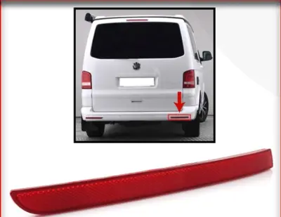 PRO-A 291991 Reflektor Arka Tampon Sag T6 2012-2016 7E0945106A VG9194353 14225YM2 5790940 BSG90806004 99451796402 5356876 90806004