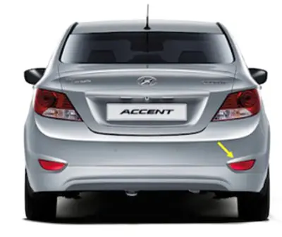 PRO-A 342991 Reflektor Arka Tampon Sag Hyundai Accent Blue 2011... 92406 1R000