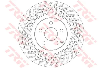 TRW  DF6433S Fren Diski On Mercedes W211 S211 R230 835210040PD A2304210812 BDS1797HC 6110194 9982511 18153133147 RAD1909C BS8624HC LVBD1899 24975V