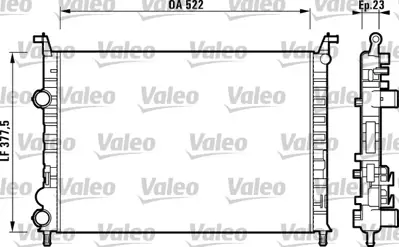 Valeo  732948 Radyatör Palio 1.2-Albea 1.6 (Ac-Klimasiz-Mek) (53... 46815887 D7F026TT 58195 1043045 FT2336 160170024 46833511 17002336 46819261 80089N