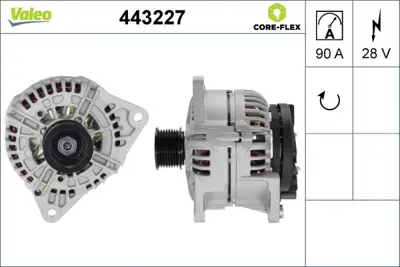 Valeo  443227 Alternatör Eurocargo 4892320 2995978
