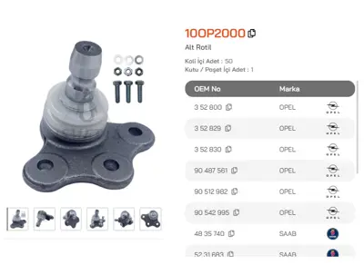 ASMETAL 10OP2000 Rotil Astra G/Astra H/Meriva B/Zafira A-B-C/Vectra B/Omega B 1470701 16183 1634869780 2004013 205476 2271 33412 40780007 49395238 6160105583 825036310 9005256 ADZ98616 BSG65310032 G3169 JBJ100 S080186 SJ9508 TC687 VKDS315000