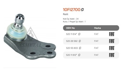 ASMETAL 10FI2700 Rotil Egea 15-> Sag-Sol 2160100015