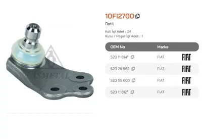 ASMETAL 10FI2700 Rotil Egea 15-> Sag-Sol 2160100015