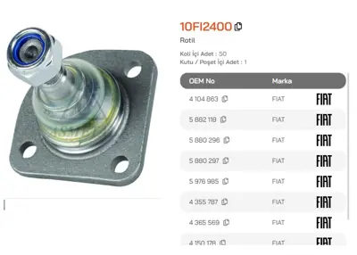 ASMETAL 10FI2400 Rotil 124 1163305 JBJ306