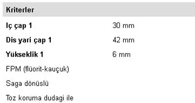 CORTECO 20019850B Eksantrik Keçesi R19/Clio/Mgn K7j/E7j(82019850) 10540 15062200 365940 505838 60910540