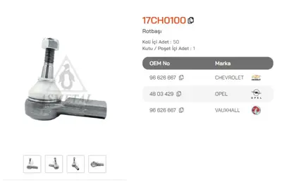 ASMETAL 17CH0100 Rot Basi Captiva/Antara 06-> 3408201