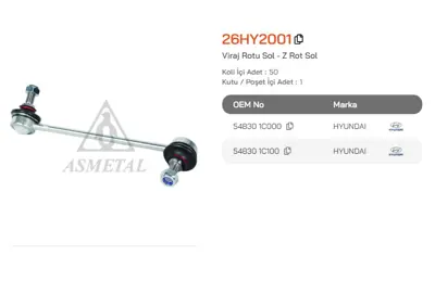 ASMETAL 26HY2001 Z Rot Getz 02-> On Sol 3061401