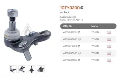 ASMETAL 10TY0200 Rotil Avensis 03-> 