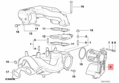 BMW 11611438404 Manifold Kelebeği M43-44 E 34-36-46-Z3 GM 11611247202, GM 11611435715, GM 11611438404, GM 1247202, GM 1435715, GM 1438404