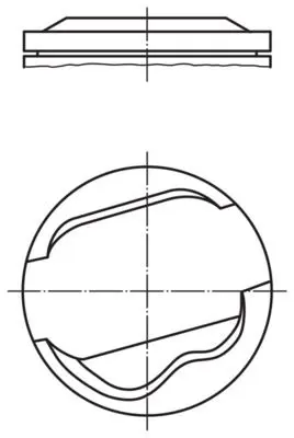 BEHR MAHLE 376002SP Piston Complete (92)mm Bmw 