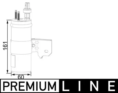 BEHR MAHLE 593135 Filter-Trockner Und Akkumulator Ford Ecosport 