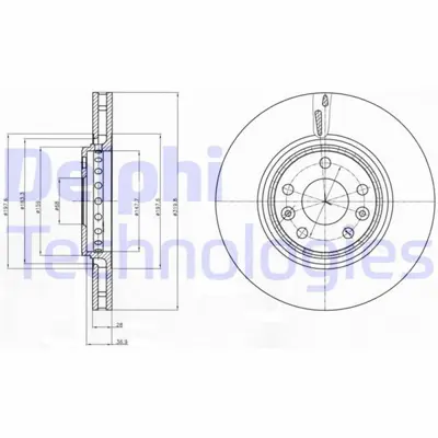 DELPHI 1987302223 Ön Fren Aynasi Renault Grand Scenic Iii 09> Gra... 9B3521X 402060003R 8001334C 92195403 RT4503HPGLT4 402064155R 360406112101 197486 8660001234 RT4503HPGLT9