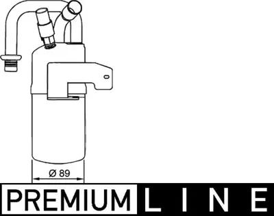 BEHR MAHLE 16705 Filter-Trockner Und Akkumulator Ford Fiesta V / Fu... 002991668