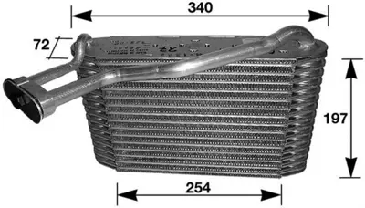 BEHR MAHLE 187052 Verdampfer Audi A4 (8d2. B5) 