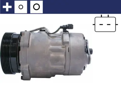 BEHR MAHLE 43013 A/C-Kompressor Vw Sharan (7m_) 4871048020