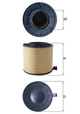 BEHR MAHLE 509743 Hava Filtresi 