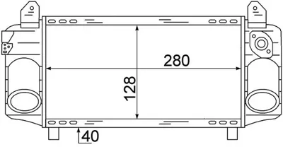 BEHR MAHLE 574300 Ladeluftkühler Audi W10 (A2) 