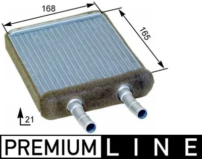 BEHR MAHLE 582600 Innenraum-Wärmetauscher Hyundai Accent ('94-'04) 