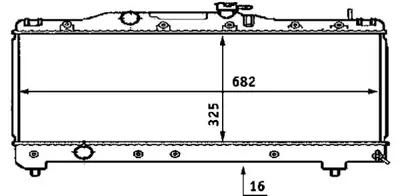 BEHR MAHLE 700025 Kühlmittelkühler Toyota Carina E 