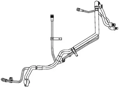BEHR MAHLE 701653 A/C-Schlauchgruppe Ford Transit 2006- (Tt9) 