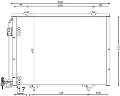 BEHR MAHLE 731297 Klima Radyatoru Mercedes W202 S202 C208 A208 W210 ... A2028300970 5096844AA 5096844AB K5096844AB 2028301370 2028300970 K5096844AA A2028301370 94284 30005207