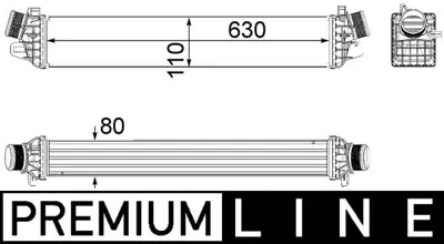 BEHR MAHLE 732476 Ladeluftkühler Alfa Romeo Giulietta 