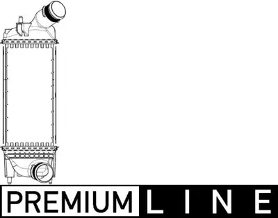 BEHR MAHLE 734109 Ladeluftkühler Citroen C5 