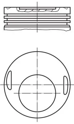 BEHR MAHLE 742061SP Piston Complete (89)mm Mercedes-Benz 