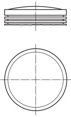 BEHR MAHLE 742111SP Piston Complete (97)mm Porsche 
