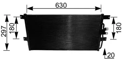 BEHR MAHLE 818751 A/C-Kondensator Vw Transporter Iv 