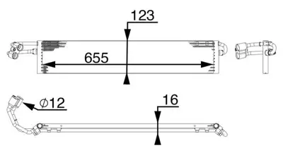 BEHR MAHLE 819952 Ölkühler Porsche Panamera 